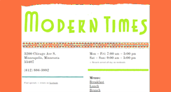 Desktop Screenshot of moderntimesmpls.com